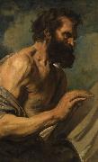 Study of a Bearded Man with Hands Raised, Anthony Van Dyck